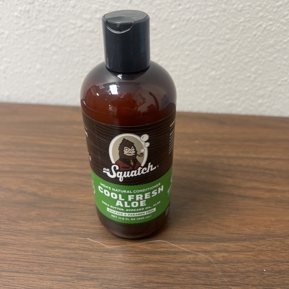 Dr Squatch Cool Fresh Aloe Mens Natural Conditioner‎ Shea Butter Avocado 11.5 oz